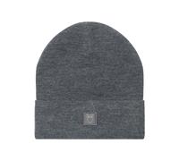 Bonnet Ã badge double couche KnowledgeCotton Apparel Merino Gris TU