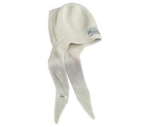 Bonnet à capuche tricoté français pour adulte - Tous assortis au crochet - Écharpe d'hiver chaude à rabat d'oreille, Blanc cassé 1, Taille unique