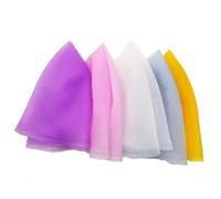 Bonnet à MèChes Bonnet de coloration de cheveux en silicone, crochet, aiguille, teinture, surlignage, ensembles réutilisables, glaçage, teinture, chapeaux, salon de coiffure.(PURPLE)