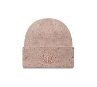 New Era Bonnet d'hiver Beanie Glitter New York Yankees Rose