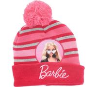Bonnet à pompon Barbie - Bonnet d'hiver chaud pour enfants Onesize Rose