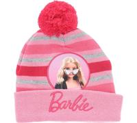 Bonnet à pompon Barbie - Bonnet d'hiver chaud pour enfants Onesize Rose