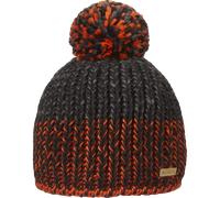 Bonnet à pompon Cairn Enfant - Justin J - Black Bright Red