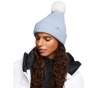 Under Armour W Halftime Pom Beanie-BLU Bonnet OSFM Bleu