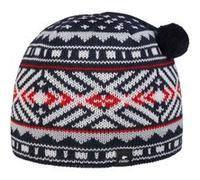Bonnet à Pompon Hanz by Eisbär bleu foncé One Size