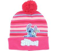 Bonnet à pompon Lilo & Stitch - Bonnet d'hiver chaud pour enfants Onesize Rose