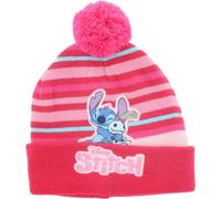 Bonnet à pompon Lilo & Stitch - Bonnet d'hiver chaud pour enfants Onesize Rose