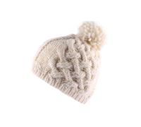 Bonnet à pompon Serac Blanc Cassé
