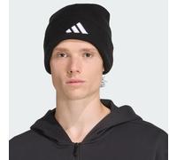 adidas Mixte New Logo Beanie Cuff, Black/White, L