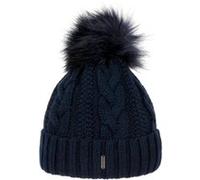 Bonnet à Revers Cable Knit by McBURN bleu foncé One Size