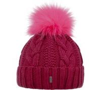 Bonnet à Revers Cable Knit by McBURN fuchsia One Size