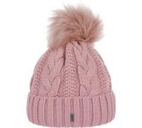 Bonnet à Revers Cable Knit by McBURN rose One Size