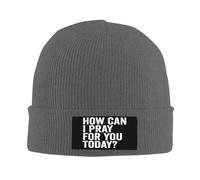 Bonnet à Revers Comment puis-je prier pour vous aujourd'hui ? Bonnet Hiver | ski 53-59Cm épais Bonnet de Pêcheur Respirant Bonnet toutes les saisons Hiver