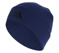 adidas Mixte New Logo Beanie Cuff Hat, Dark Blue/Black, L-XL