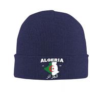 Bonnet Algérie, drapeau du pays, bonnet tricoté classique en tissu doux, respirant, hippie, élastique, automne hiver, hommes et femmes, casquette tendance légère pour gym, tricot, pour diverses
