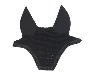 Bonnet anti-bruit pour cheval Kentucky Wellington Glitter Noir Full