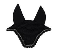 Bonnet anti-bruit pour cheval Kentucky Wellington Stone & Pearl Noir Full