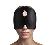 Bonnet Anti-Migraine ZenPremium® - Masque Chaud/Froid 360° Réutilisable | Soulage Migraine, Maux de Tête, Sinus, Yeux | Compression, Lumière Bloquée, Anti-Stress, Sans Médicament