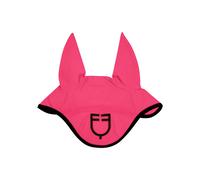 Bonnet anti-mouches en tissu maille oignon pour cheval Equestro Rose Full