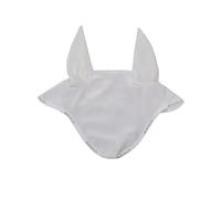 Bonnet anti-mouches pour cheval à louvre Acavallo Blanc Poney