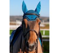 Bonnet anti-mouches pour cheval court Le Sabotier Ludwig Vert Cheval