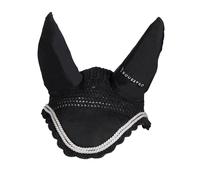 Bonnet anti-mouches pour cheval Equestro Noir Full