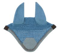 Bonnet anti-mouches pour cheval Equithème Chic Bleu Cheval