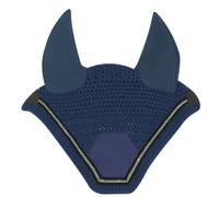 Bonnet anti-mouches pour cheval Equithème Domino Bleu TU