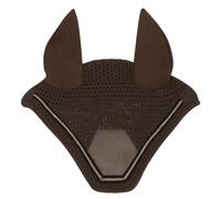 Bonnet anti-mouches pour cheval Equithème Domino Marron TU