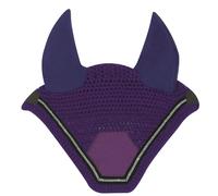Bonnet anti-mouches pour cheval Equithème Domino Violet TU