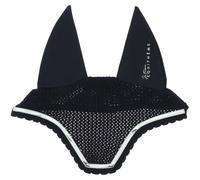 Bonnet anti-mouches pour cheval Equithème Mirror Bleu Full
