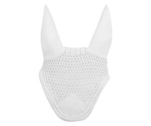 Bonnet anti-mouches pour cheval Equithème Polyfun Blanc Cheval