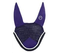 Bonnet anti-mouches pour cheval Equithème Polyfun Violet Cheval