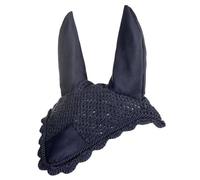 Bonnet anti-mouches pour cheval HKM Bleu Poney