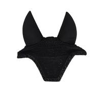 Bonnet anti-mouches pour cheval Kentucky Horsewear Wellington Noir Cob