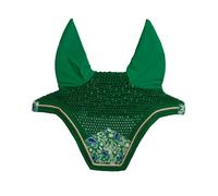 Bonnet anti-mouches pour cheval Kentucky Horsewear Wellington Vert Cob