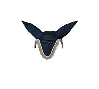 Bonnet anti-mouches pour cheval Lami-Cell Elegance Bleu Cheval