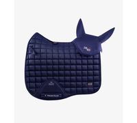 Bonnet anti-mouches pour cheval Premier Equine Atlas Bleu XL
