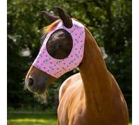 Bonnet anti-mouches pour cheval QHP Super bug Violet Cob