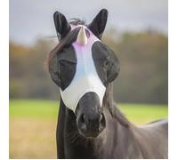 Bonnet anti-mouches pour cheval QHP Unicorn - Multicolore - Poney