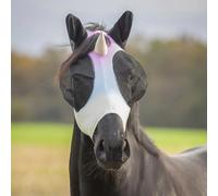 Bonnet anti-mouches pour cheval QHP Unicorn Multicolore Shetland