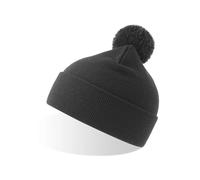 Bonnet Atlantis Headwear Wind-S With Pompom Gris TU