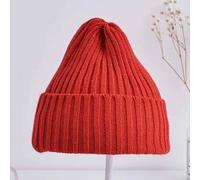 Bonnet Au Crochet Pour,Chapeaux D'hiver Pour Enfants,Accessoires De Photographie Pour Tout-Petits,Trucs Chauds Pour Garçons Et Filles - Type Red-0-5years