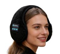 Bonnet Audio sans Fil - Écouteurs sans Fil Ajustables et Chauffants Unisexes,Cache-Oreilles Hiver Ajustable Femme - Pour Hommes Filles Voyage Audio Écoute Musique Cou Ski Sports Extérieur Intérieur Ma