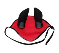 Bonnet Auriculaire Cheval en Tissu Mesh Respirant, Rouge, pour Oreilles | Protection Légère pour Irritation, Usage en Échauffement Saut D’obstacles et Balades, Adapté à Plusieurs Races