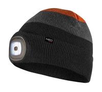 Bonnet avec lampe intégrée NEO TOOLS 81-631 noir gris orange