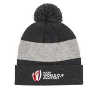 Bonnet avec pompon Macron RWC France 2023 Gris M