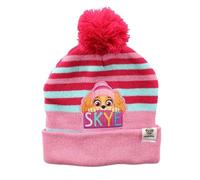 Disney Bonnet avec Pompon Paw Patrol Fille Ensemble d'accessoire d'hiver, Rose, Taille Normale