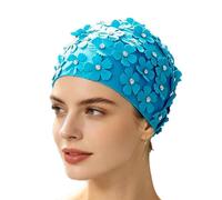 Bonnet Bain pour Femme,Motif Floral imperméable - Bonnet Natation Mode | pour Dames, Épouses, Mères, Monitrices, Voyage, Plage, Piscine, Eau Libre, Spa, Maison, Salle De Bain, Appartement