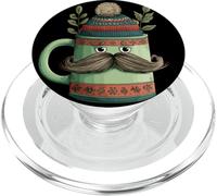 Bonnet Barbu Cool avec Chapeau d'hiver pour Un Look Douillet PopSockets PopGrip pour MagSafe